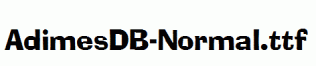 AdimesDB-Normal.ttf