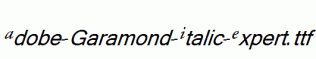 Adobe-Garamond-Italic-Expert.ttf
