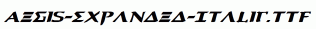 Aegis-Expanded-Italic.ttf