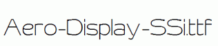 Aero-Display-SSi.ttf