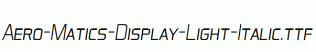 Aero-Matics-Display-Light-Italic.ttf