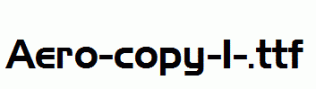 Aero-copy-1-.ttf