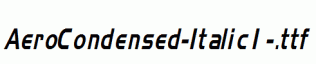 AeroCondensed-Italic1-.ttf