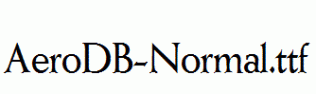 AeroDB-Normal.ttf