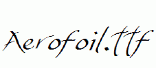 Aerofoil.ttf