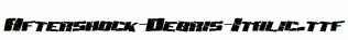 Aftershock-Debris-Italic.ttf