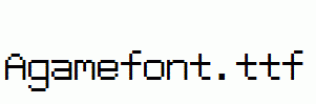 Agamefont.ttf