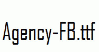 Agency-FB.ttf