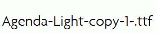 Agenda-Light-copy-1-.ttf