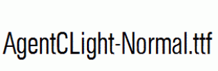 AgentCLight-Normal.ttf