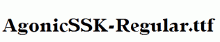 AgonicSSK-Regular.ttf