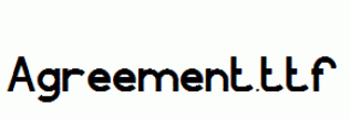 Agreement.ttf