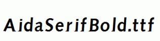 AidaSerifBold.ttf