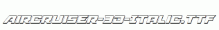Aircruiser-3D-Italic.ttf