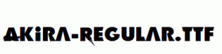 Akira-Regular.ttf