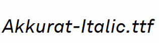 Akkurat-Italic.ttf
