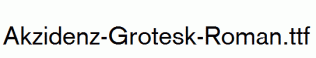 Akzidenz-Grotesk-Roman.ttf