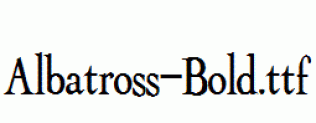 Albatross-Bold.ttf
