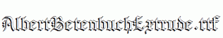 AlbertBetenbuchExtrude.ttf