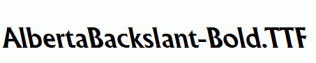 AlbertaBackslant-Bold.ttf