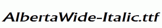 AlbertaWide-Italic.ttf