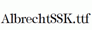 AlbrechtSSK.ttf