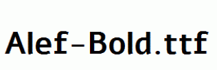Alef-Bold.ttf