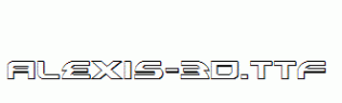 Alexis-3D.ttf