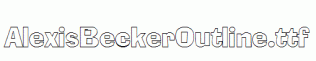 AlexisBeckerOutline.ttf