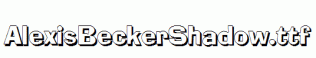 AlexisBeckerShadow.ttf