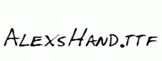 AlexsHand.ttf