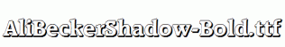 AliBeckerShadow-Bold.ttf