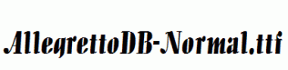 AllegrettoDB-Normal.ttf