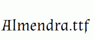 Almendra.ttf