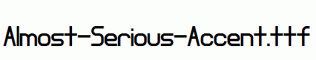 Almost-Serious-Accent.ttf