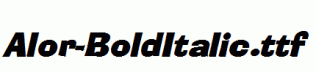 Alor-BoldItalic.ttf