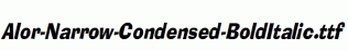 Alor-Narrow-Condensed-BoldItalic.ttf