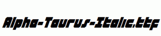 Alpha-Taurus-Italic.ttf