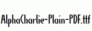AlphaCharlie-Plain-PDF.ttf