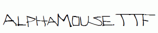 AlphaMouse.ttf