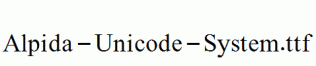 Alpida-Unicode-System.ttf