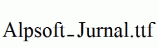 Alpsoft-Jurnal.ttf