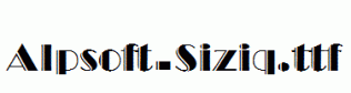 Alpsoft-Siziq.ttf