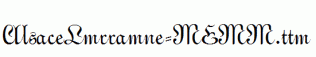 AlsaceLorraine-DEMO.ttf