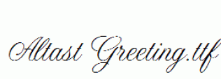 AltastGreeting.ttf