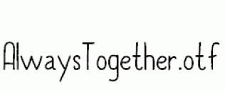 AlwaysTogether.otf