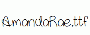 AmandaRae.ttf
