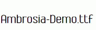 Ambrosia-Demo.ttf