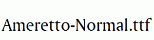Ameretto-Normal.ttf