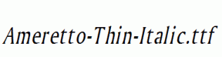 Ameretto-Thin-Italic.ttf